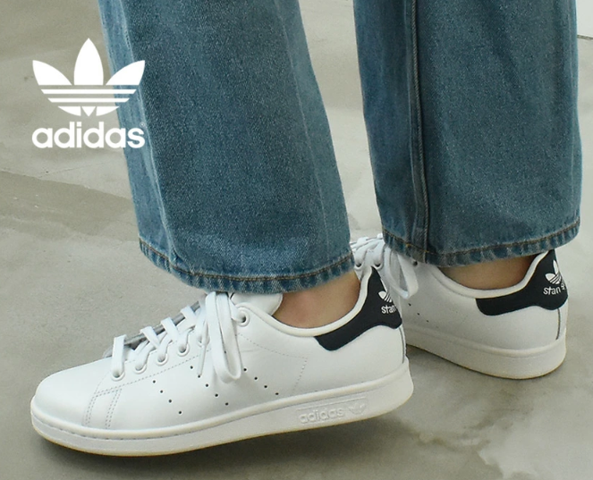 スタンスミスのレディースにかっこいい履きこなしテクニック